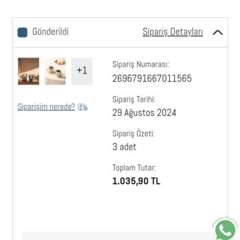 Madame Coco Kırık Ürün Değişimi İstiyorum.