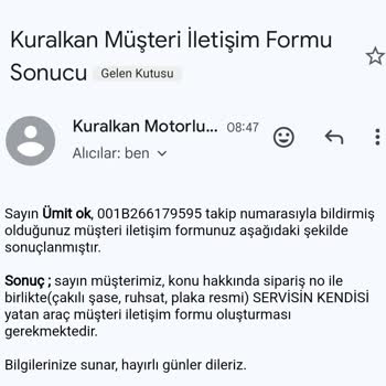 Ekuralkan Pulsar N250 Parça Sorunu