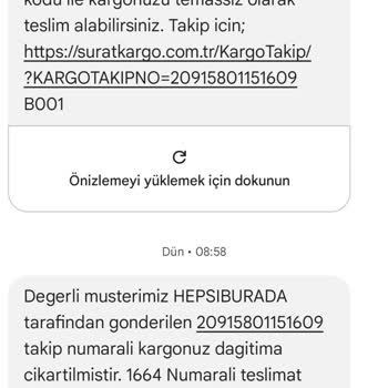 Sürat Kargo Demetevler Şubesi'nde Yaşadığım Sorunlar