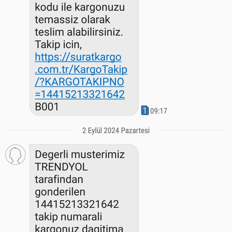 Sürat Kargo Teslim Edilmeyen Kargo