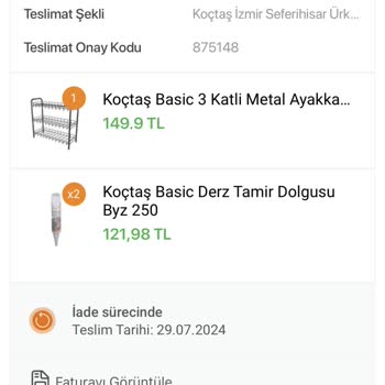 Koçtaş Para İadesi Sorunu