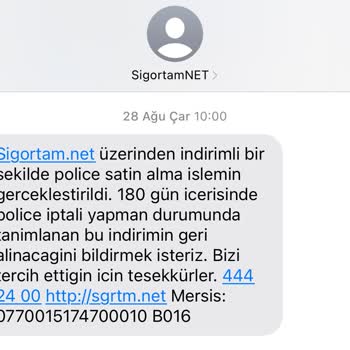 Geri Ödeme Yapmıyorlar Sigortam.net İlgisizliği