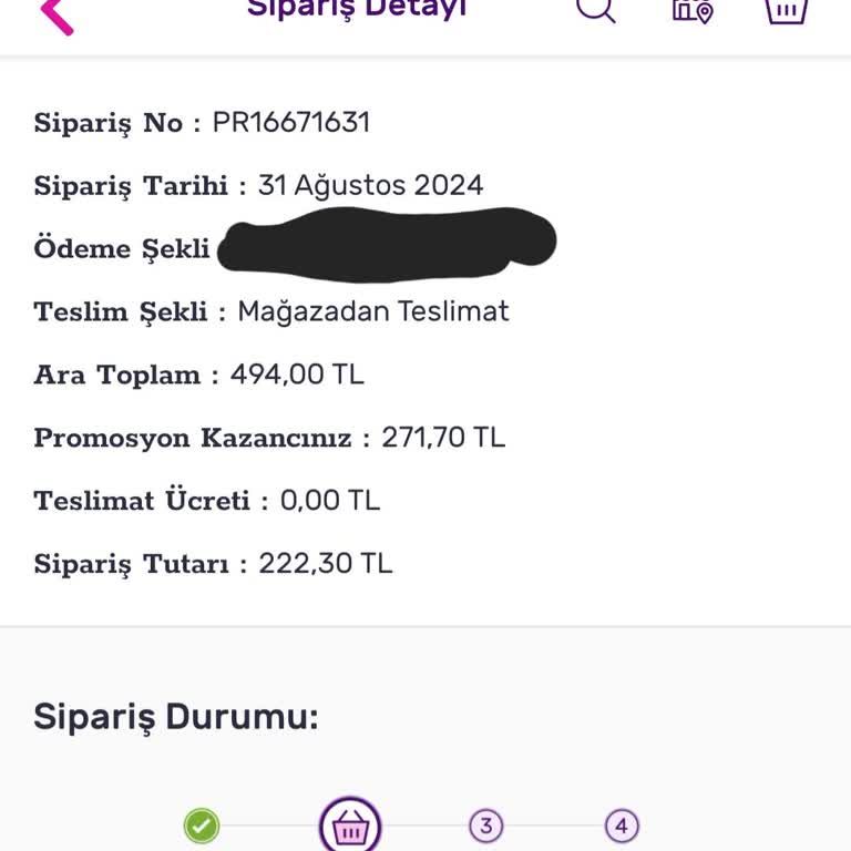 Gratis Mağazadan Teslim Siparişim Gelmiyor