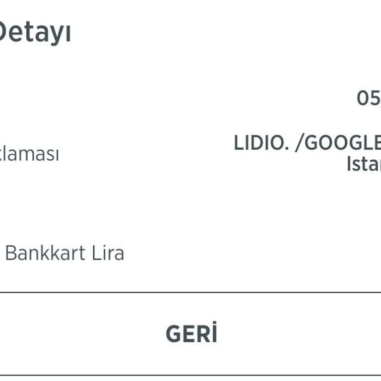Lidio Ödeme Hizmetleri Haberim Olmadan Param Çekilmiş