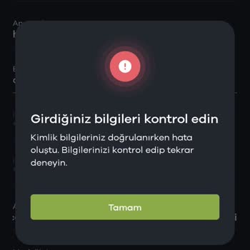 Paribu 3. Seviye Doğrulama Hatası
