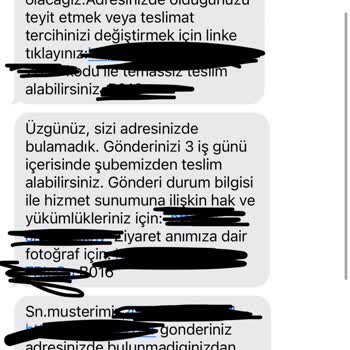 Aras Kargo Kargo Evlere Teslimat Yapmıyor
