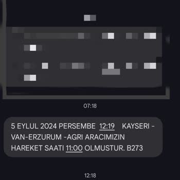 Özlem Van Tur Bekleme Süresi Şikayeti