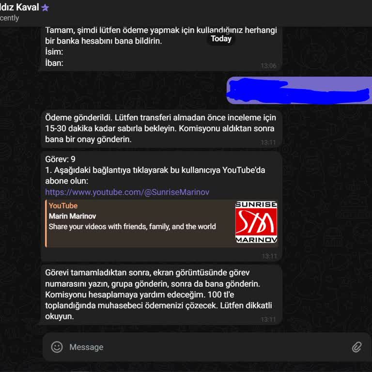 Telegram Kanalında Yanıltıcı Bilgi Ve Kişisel Bilgilerin Kullanımı
