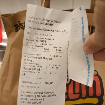 Yemeksepeti Yanlış Yemek Teslimatı Hakkında Şikayet