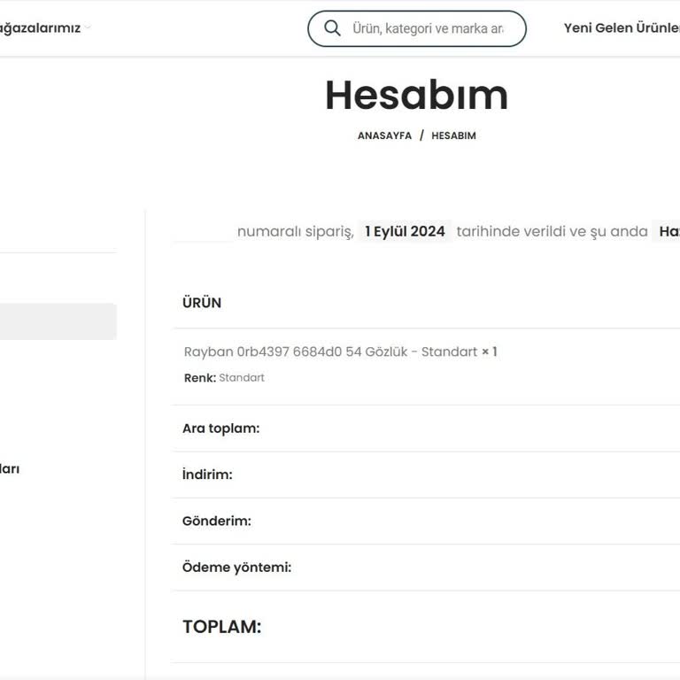 Güldeko Ürün Tedariği Ve İade Hk.