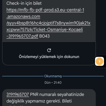 Kamil Koç Biletimi Değiştirdi. Rızam Olmadan.
