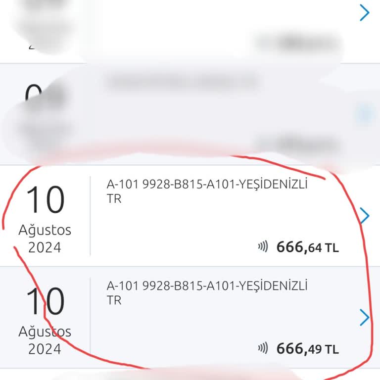A101 Market Alışverişi İki Defa Ücret Alimi