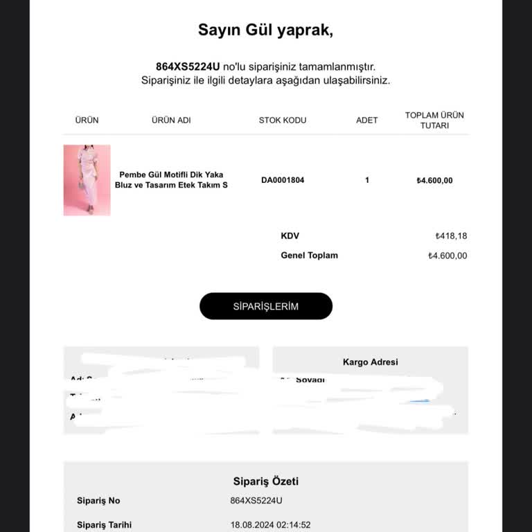 Deep Atelier Den Sipariş Edilen Elbise 20 Gündür Gelmedi