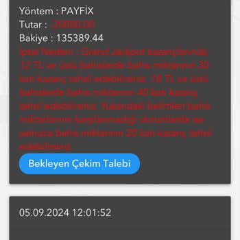 Rbet 148.000 TL'lik Bahis Kazancım Haksız Yere Silindi!