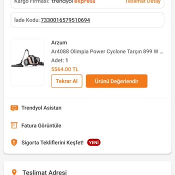 Trendyol'dan Sipariş Verdim Kargolar Karıştı