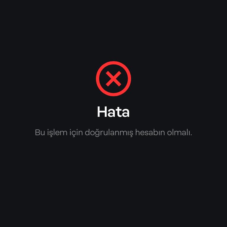 Papara Hesap Doğrulama Hata Veriyor