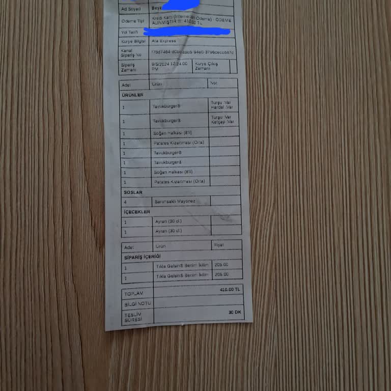 Tıkla Gelsin Burger King Eksik Ve Soğuk Ürün Mağduriyeti