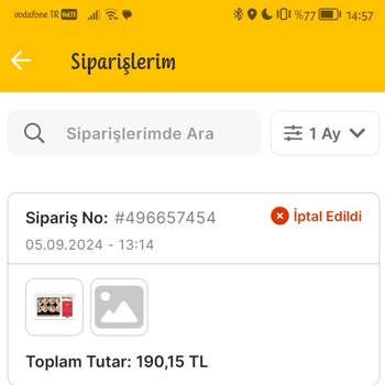 Migros Hemen Olmayan Stok