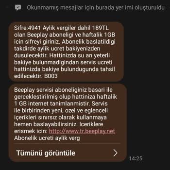 Beeplay Abonelik Ücreti ve Yetersiz Bakiye Sorunu