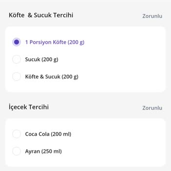 Getir Yanlış Yemek Getirdi