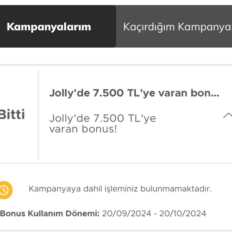 Garanti BBVA Kazandığım Bonusu Vermiyor!