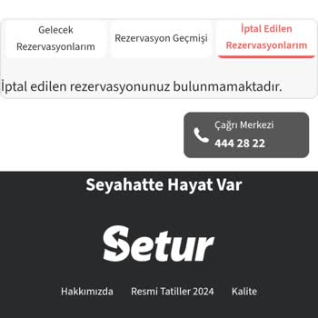 Setur Hotelreservierung Stornierung ohne Grund und zusätzliche Kosten für Last-Minute-Buchung