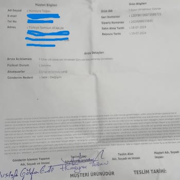 "Teknosa Güvencesi Ve Dyson Kalitesi" Yalanmış