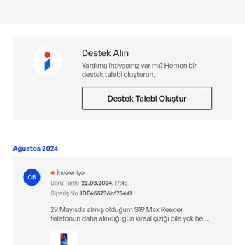 idefix Talebime Dönüş Yok.