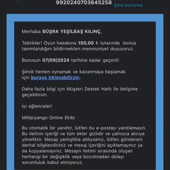 Milli Piyango Bonus Hakkımı Kullanamıyorum