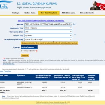 Özel Medicana Hastanesi Yasal Olmayan Ücret Alınması