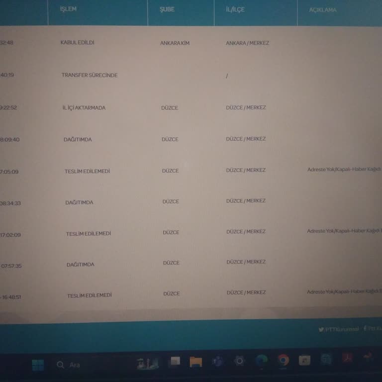 PTT Kargo 3. Kez Kargom Gelmiyor