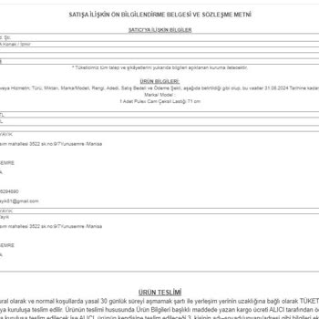 Marbuk Ticaret Alışveriş Hakkında Mağdurum