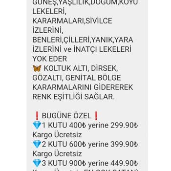 Favorite Kargo Yanıltıcı Ürün Ve Eksik Hediye Gönderimi