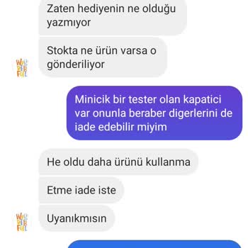 Favorite Kargo Yanıltıcı Ürün Ve Eksik Hediye Gönderimi