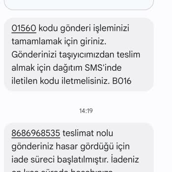 Trendyol Hasar Gören Kargo Yüzünden Mağduriyet!