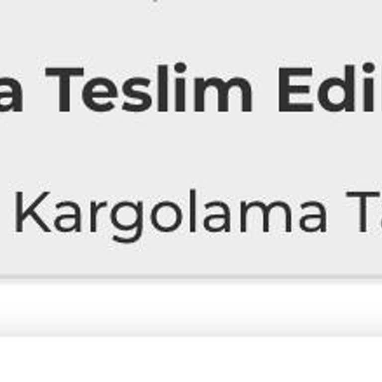 Ozdilekteyim.com Özdilek Siparişim Kargoya Verilmiyor