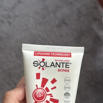 Solante Güneş Kremi Kabuk Görüntüsü