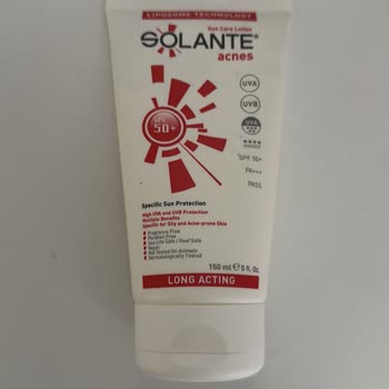 Solante Güneş Kremi Kabuk Görüntüsü