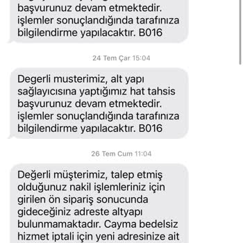 Vodafone Net Vodafone'dan Altyapı Sorunu Ve Haksız Cayma Bedeli