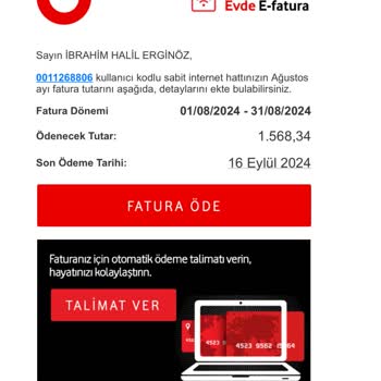 Vodafone Net Vodafone'dan Altyapı Sorunu Ve Haksız Cayma Bedeli