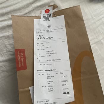 McDonald's Eksik Ve Yanlış Gelen Siparişler Artık Can Sıkıyor