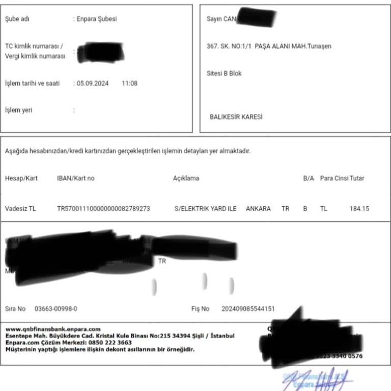 E-Devlet (Turkiye.gov.tr) Elektrik Yardımı Fatura Sorunu