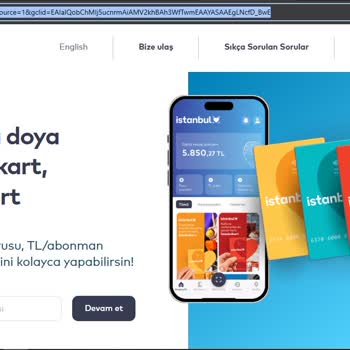 İstanbul Büyükşehir Belediyesi İstanbul Kart Başvurusunda Yanıltıcı Web Sitesi Mağduriyeti