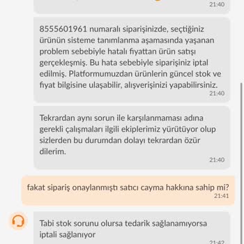 Casper Nirvana Excalibur Ürünü Göndermiyor