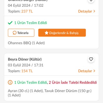 Trendyol Bozuk Ayran Ve İade Sorunu