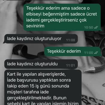 Kıyafet Sepeti Tarafıma Gönderilmeyen Ürünün İadesini 1 Buçuk Aydır Yapmıyorlar