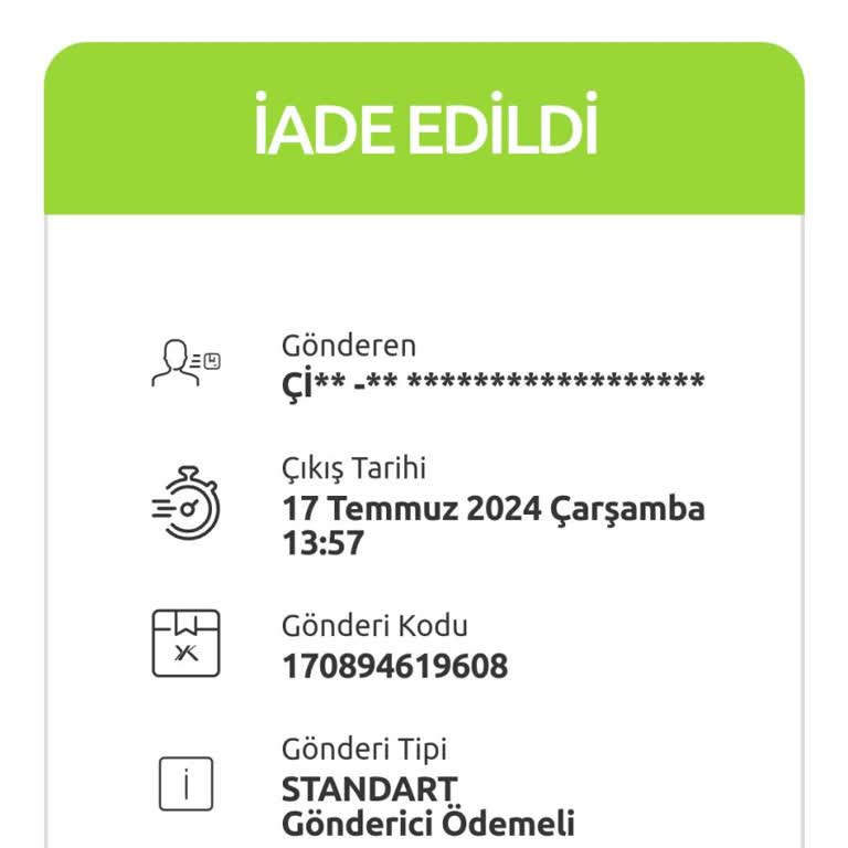 ÇiçekSepeti Para İadesi Yapılmadı