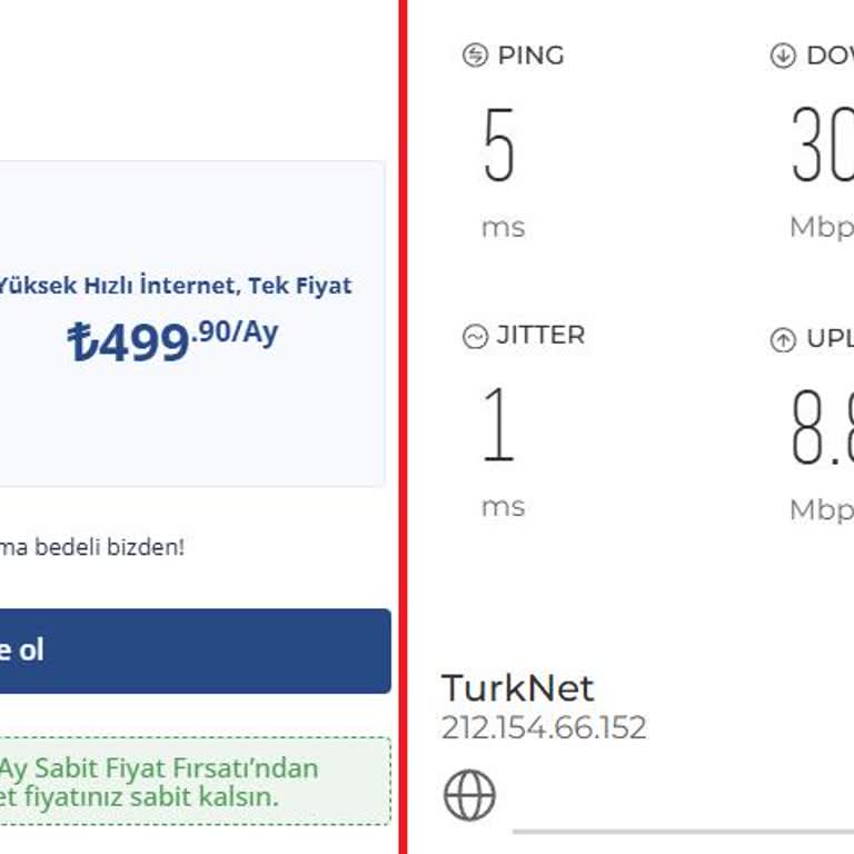 TurkNet İnternet Hızında Beklentiyi Karşılamayan Performans