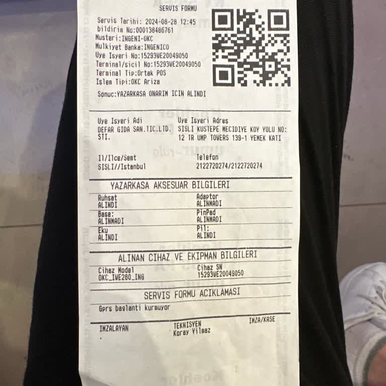 İngenico İlgisiz Davranışı