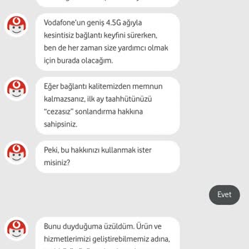 Vodafone'da Bağlantı Sorunları ve Haksız Cayma Bedeli